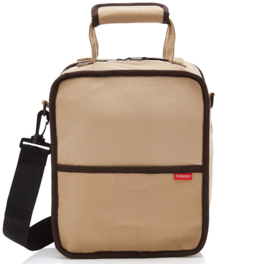 Derwent Pencil Case, Canvas Carry-All Bag Holder
